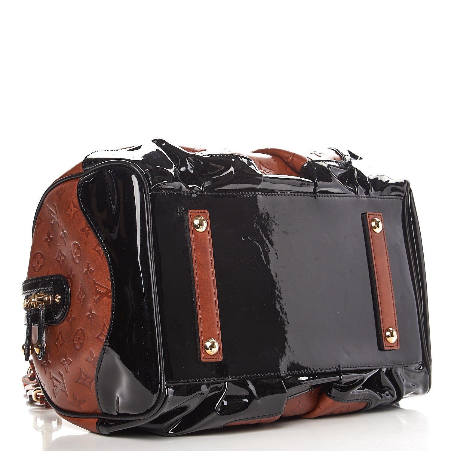 Louis Vuitton Cuir Embossed Monogram Stephen Bag Fauve 4 of 10