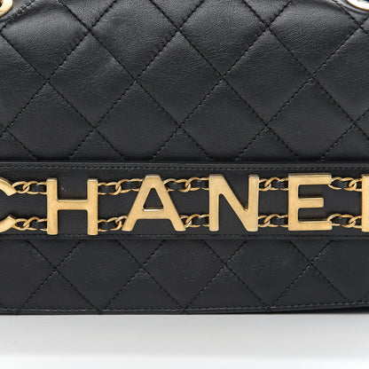 Chanel Calfskin Quilted Enchained Flap Black 9 of 9