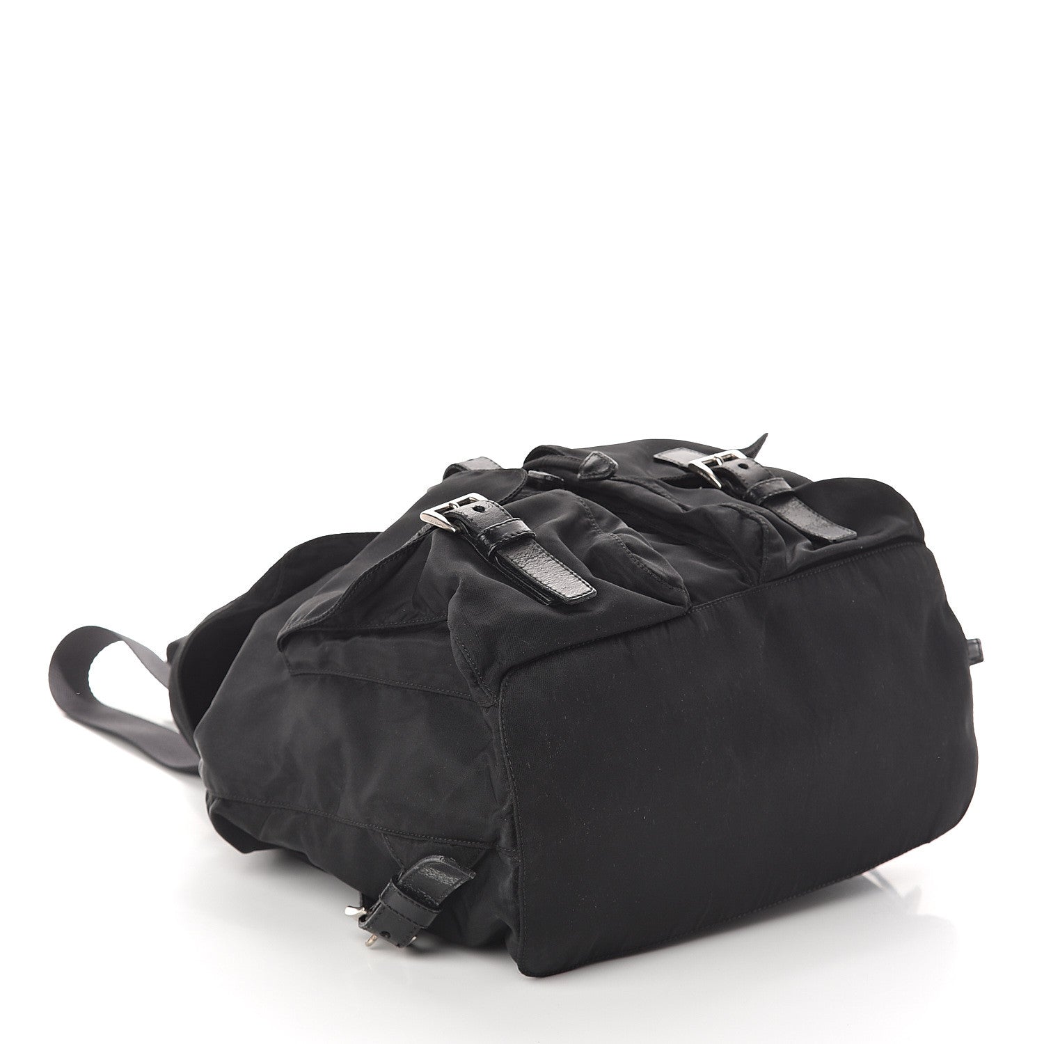 Prada Nylon Vela Medium Backpack Black 3 of 8
