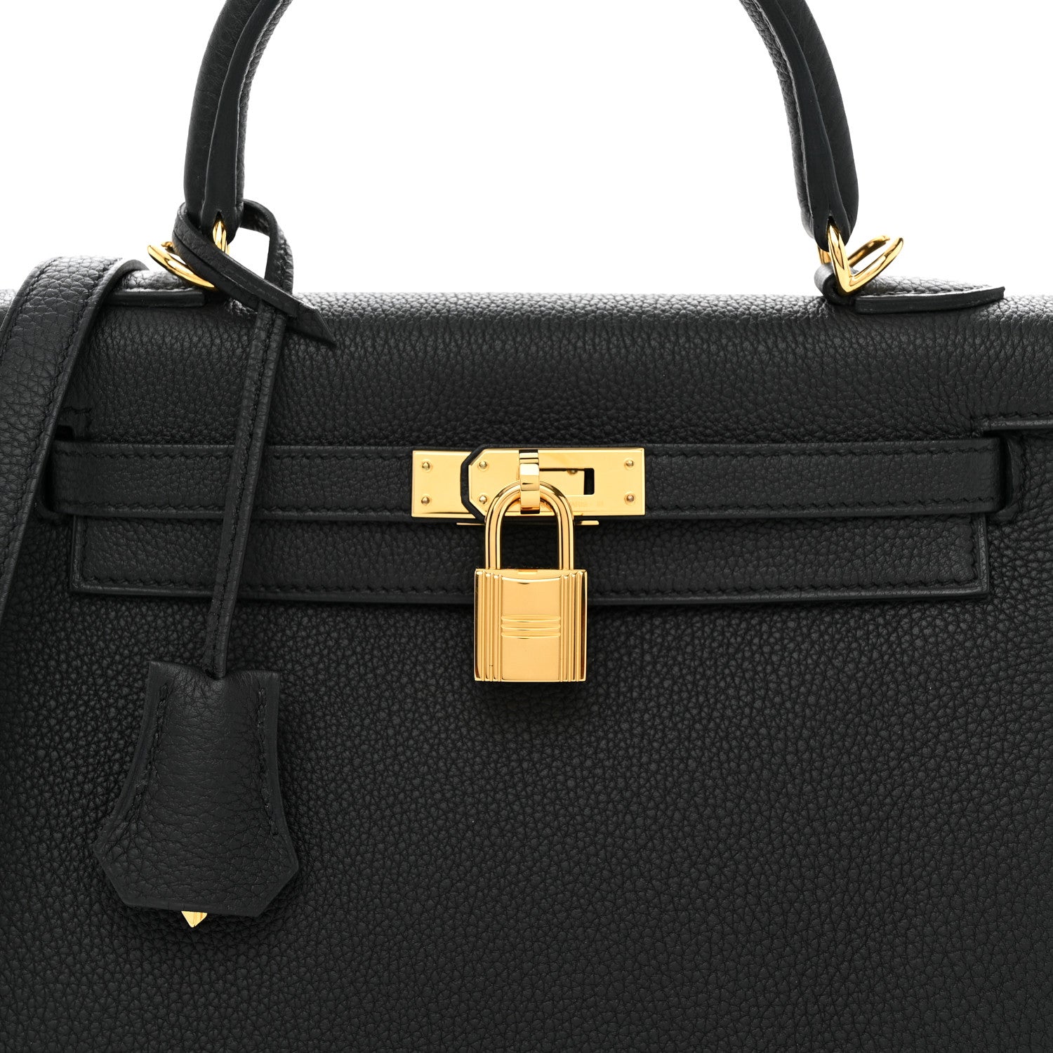 Hermes Togo Kelly Retourne 25 Black 8 of 12