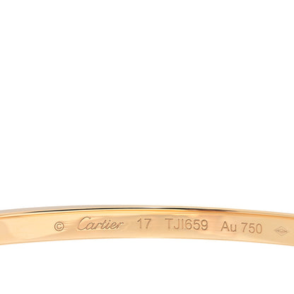 Cartier 18K Yellow Gold Small LOVE Bracelet 17 3 of 5