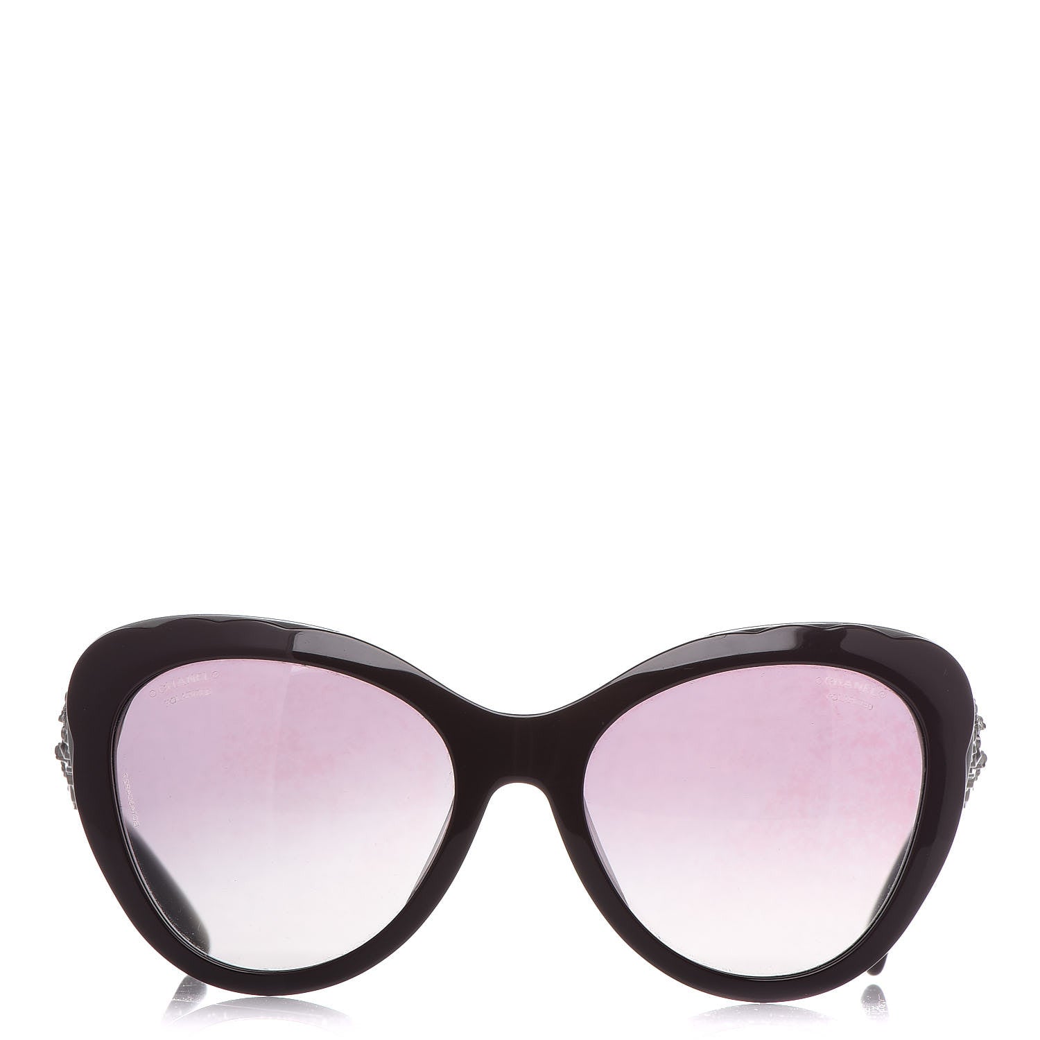 Chanel Polarized Bijou Cat Eye Sunglasses 5354 Bordeaux 2 of 7