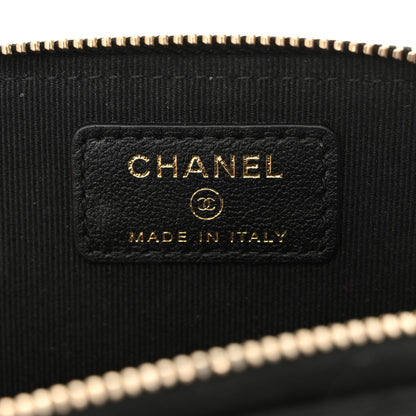 Chanel Lambskin Quilted CC Phone Holder Black 6 of 11