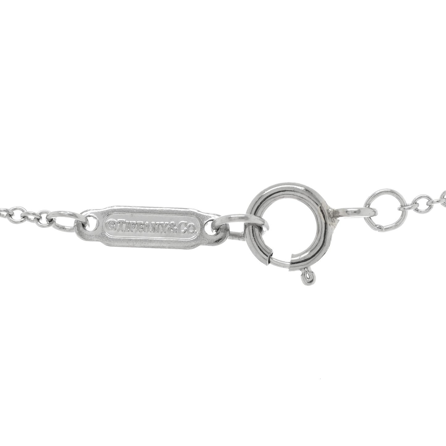 Platinum Diamond Extra Mini Heart Pendant Necklace