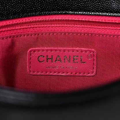 Chanel Caviar Quilted Medium Fashion Therapy Flap Bag Black 6 of 10