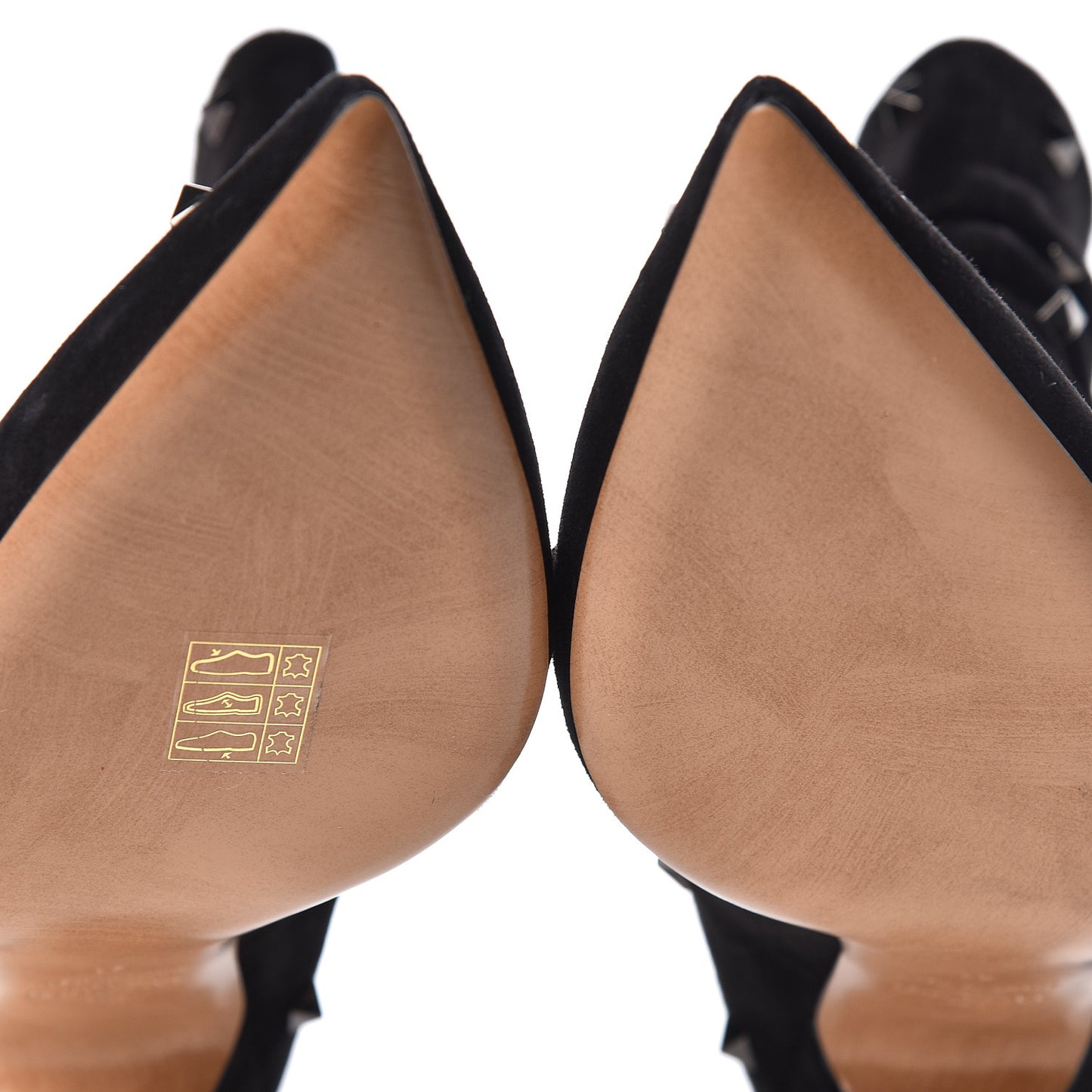 Suede Rockstud Scrunch Ankle Booties 41 Black