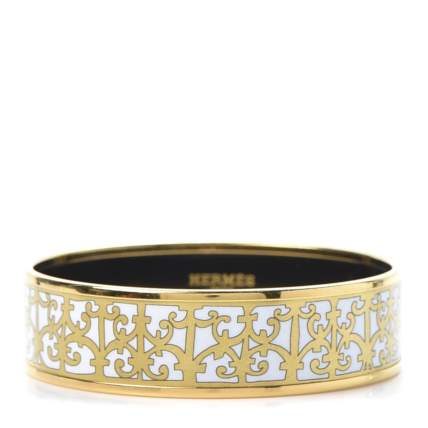 Enamel Printed Wide Balcons du Guadalquivir Bracelet 62 Gold