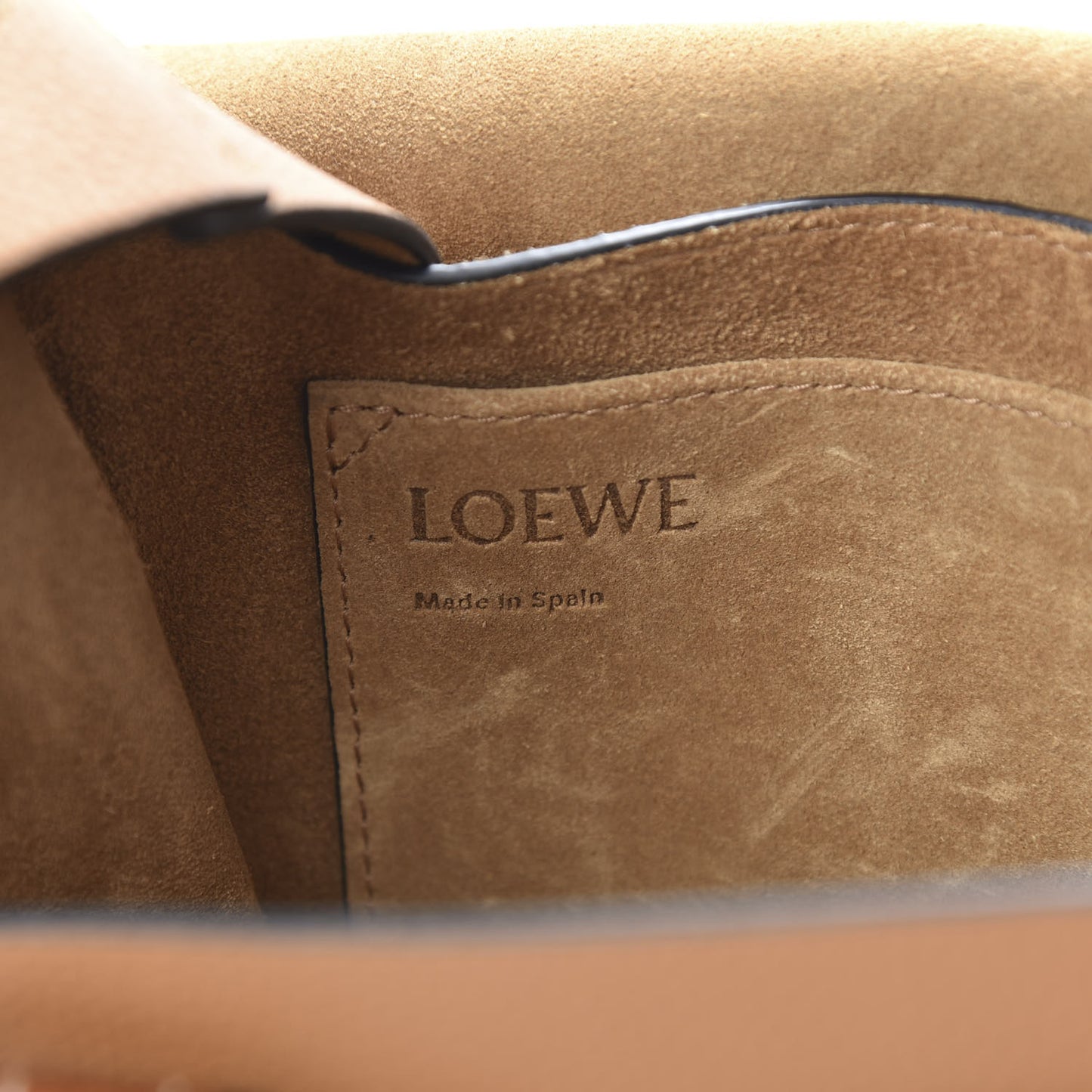 Grained Calfskin Small Gate Crossbody Bag Caramel Pecan