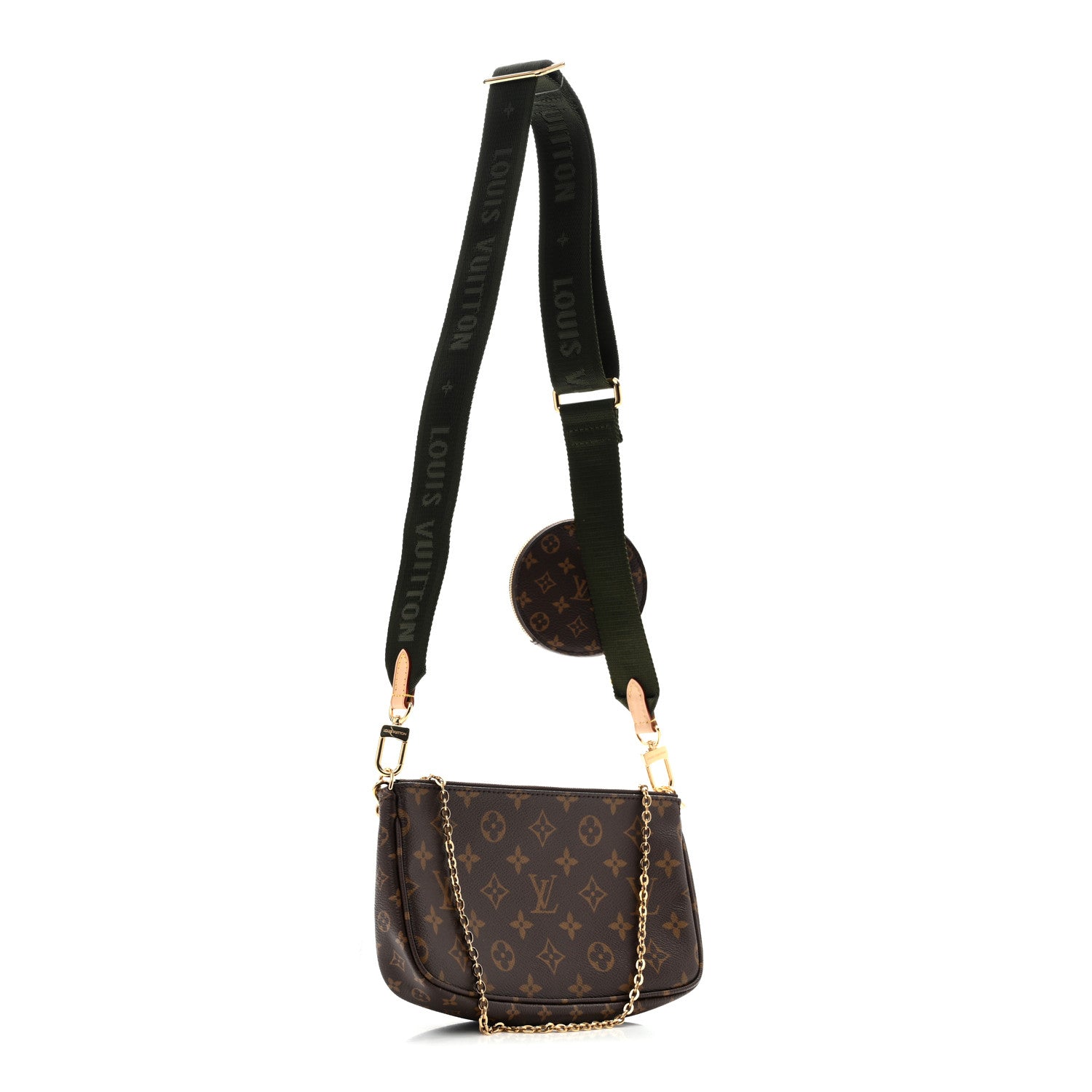 Louis Vuitton Monogram Multi Pochette Accessories Kaki 3 of 12