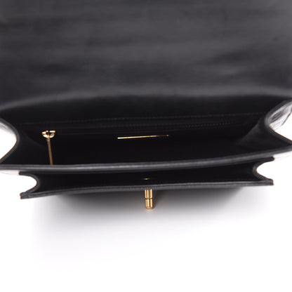 Chanel Calfskin Caviar Quilted Chain Handle Flap Black 5 of 12