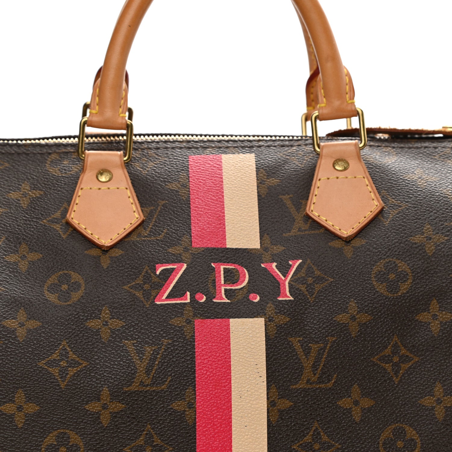Louis Vuitton Monogram My LV Heritage Speedy 30 Ivory Fuchsia 10 of 11