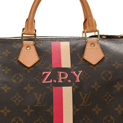 Louis Vuitton Monogram My LV Heritage Speedy 30 Ivory Fuchsia 10 of 11