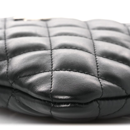 Chanel Lambskin Quilted Uniform Crossbody Bag Black 9 of 12