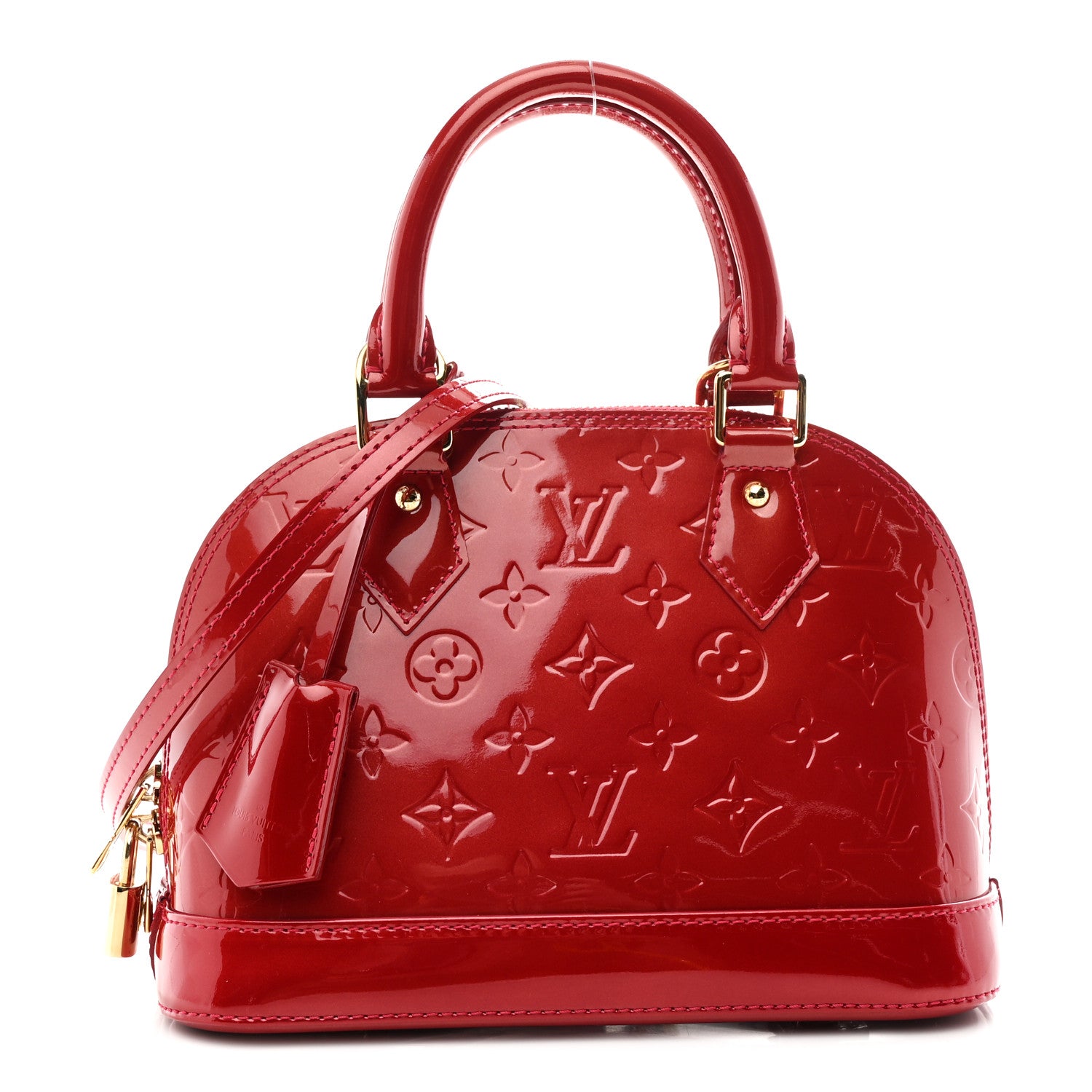 Louis Vuitton Vernis Alma BB Pomme D'Amour 1 of 9