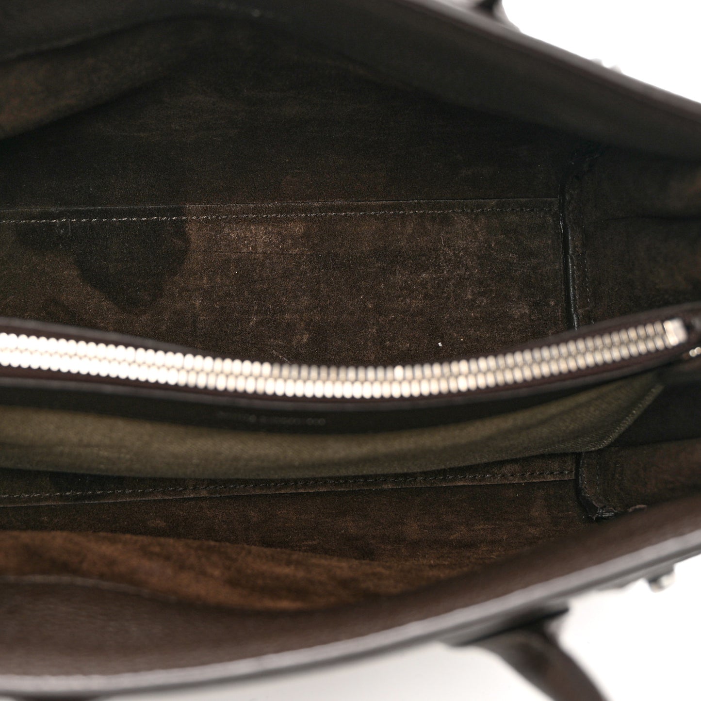 Grained Calfskin Baby Sac De Jour Souple Dark Brown