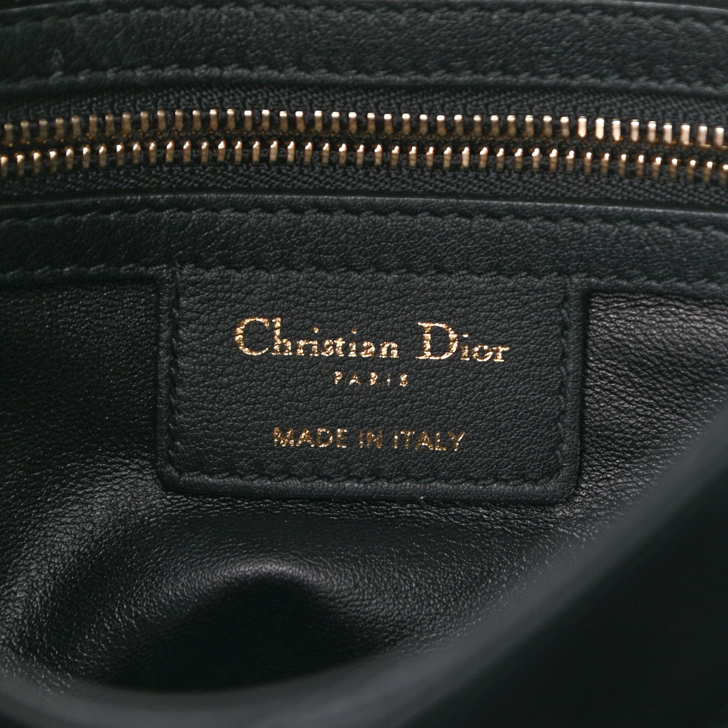 Christian Dior Calfskin Small Diorling Black 8 of 12
