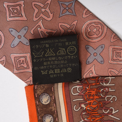 Louis Vuitton Silk Monogram Map Bandeau 7 of 7