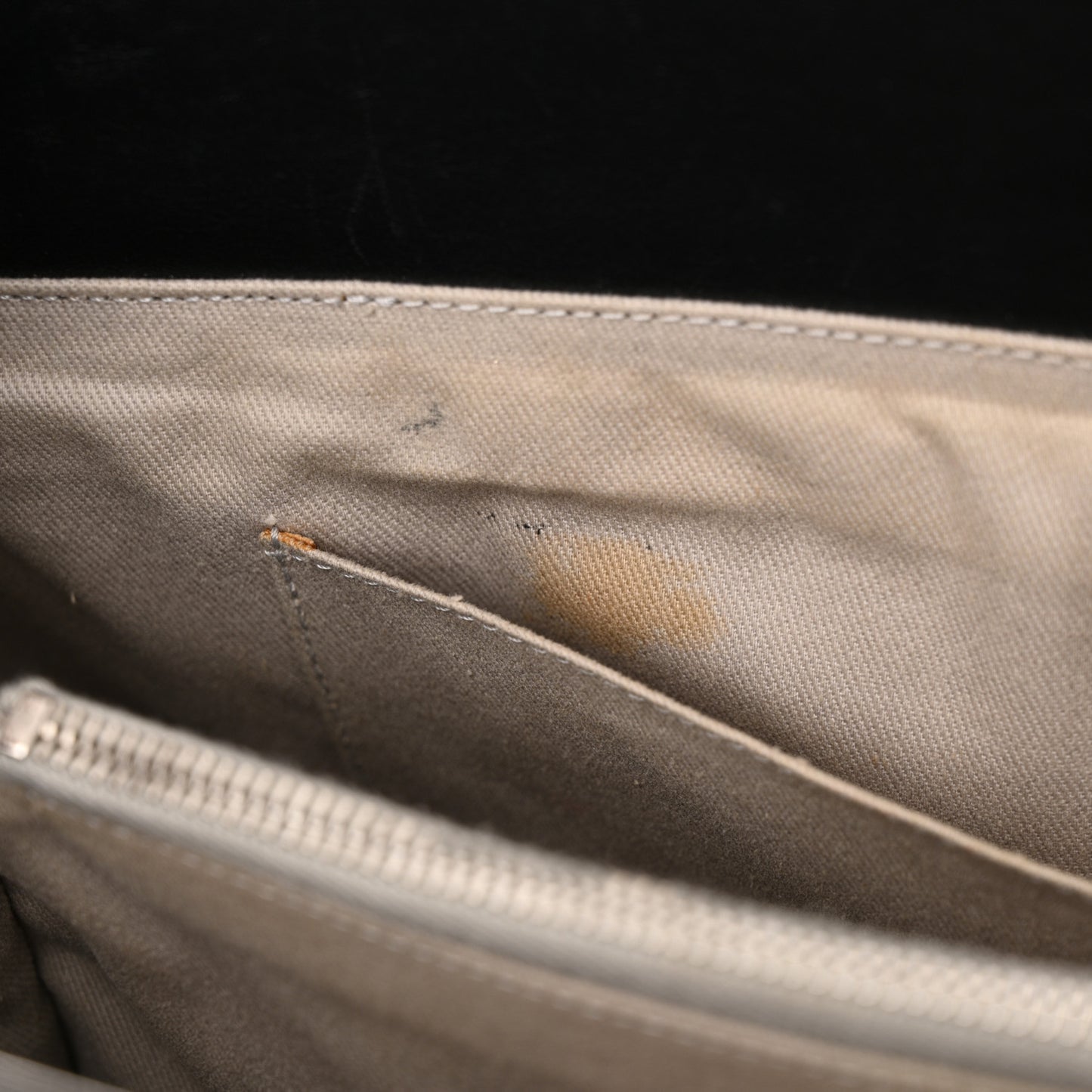 Aged Calfskin Quilted Be CC Tote Black
