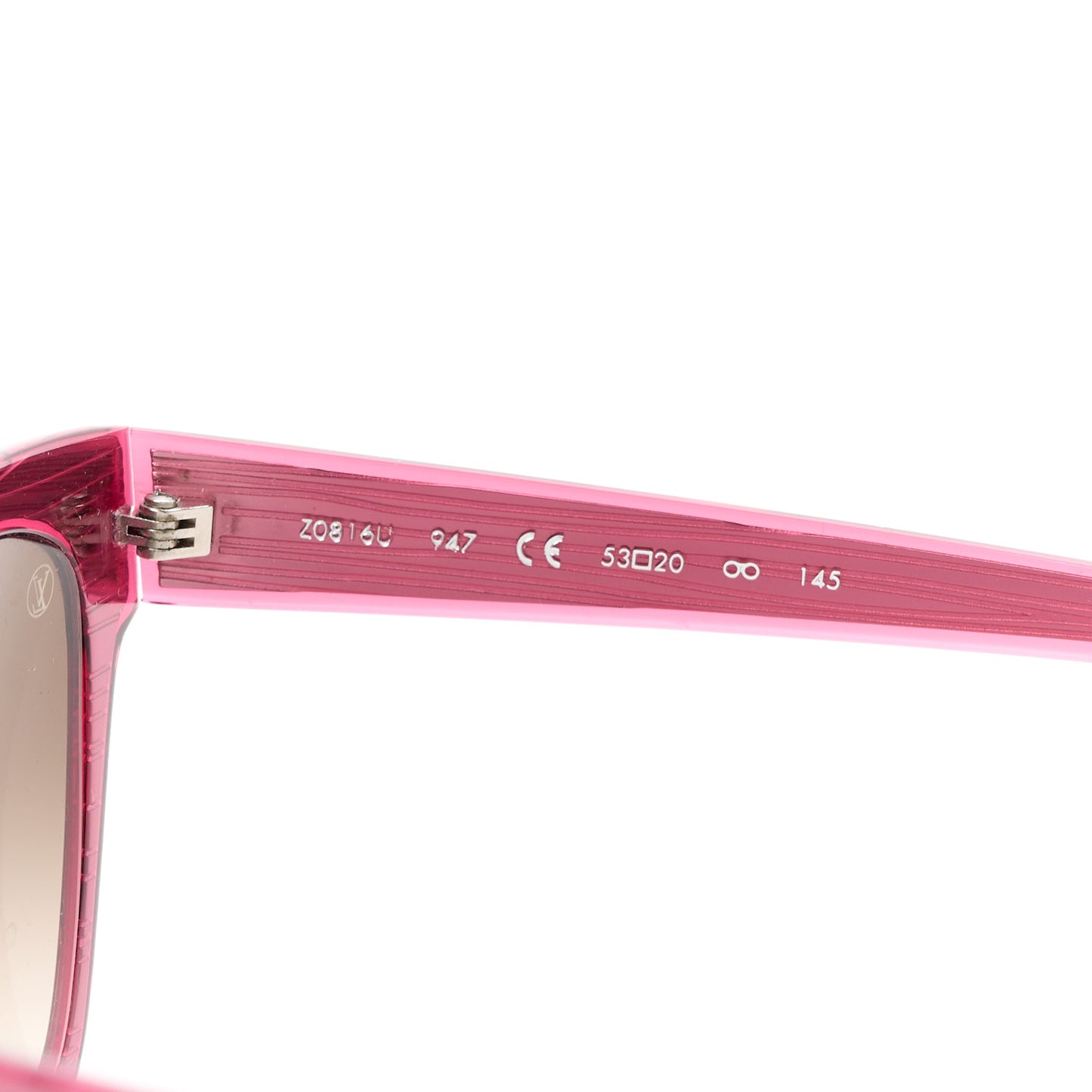 LOUIS VUITTON Epi Audrey Sunglasses Z0816U Fuchsia