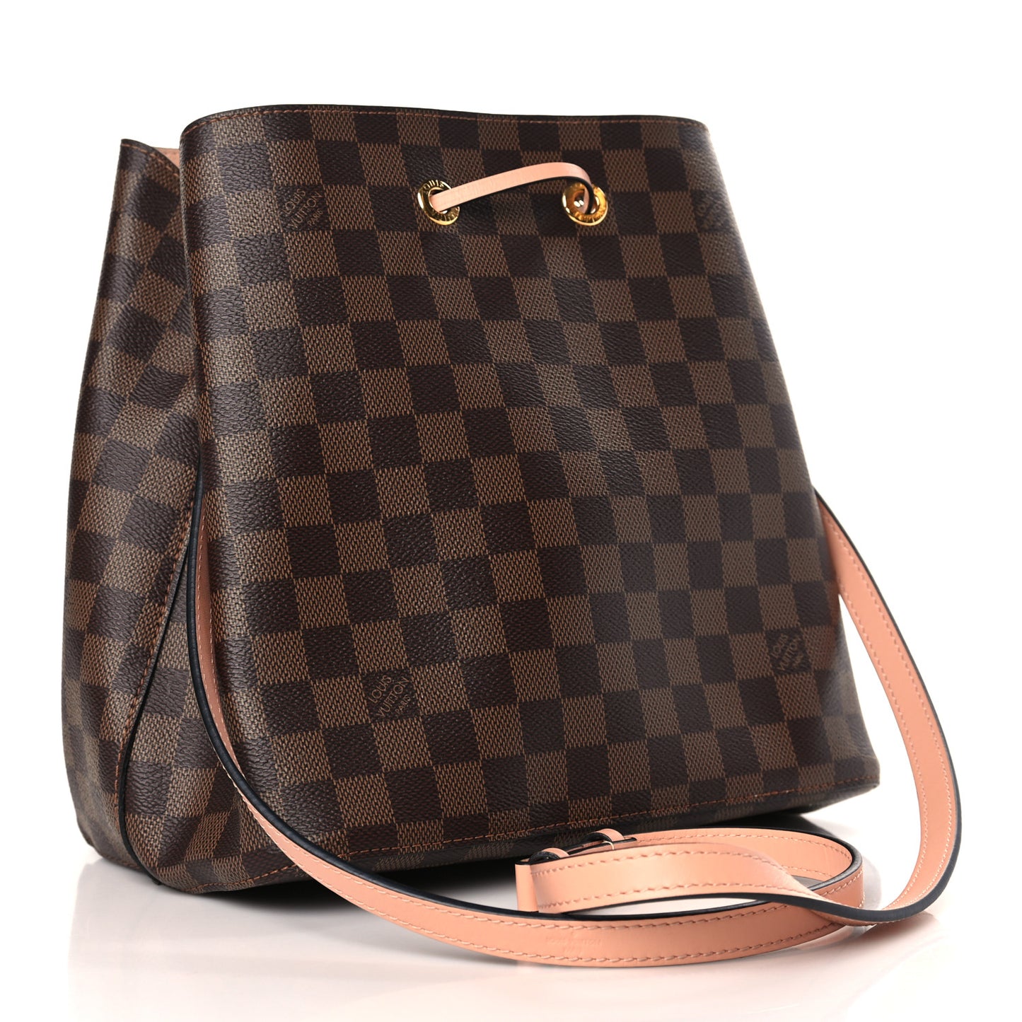Damier Ebene Neonoe MM Venus Pink