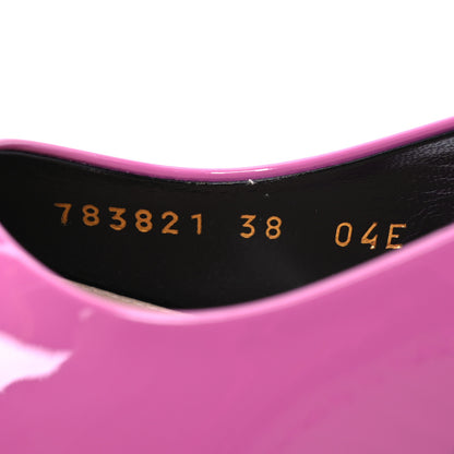 Gucci Patent Signoria Slingback Pumps 38 Pink 8 of 10