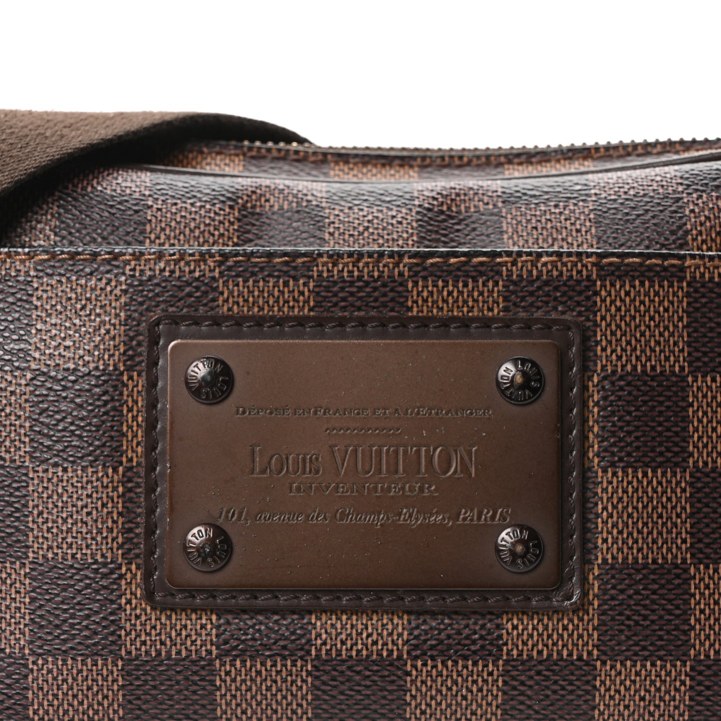 Damier Ebene Brooklyn Bum Bag