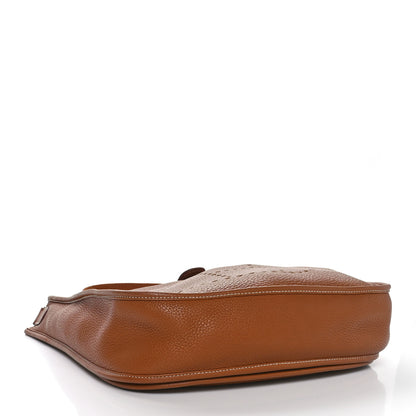 Hermes Taurillon Clemence Evelyne III GM Gold 4 of 9