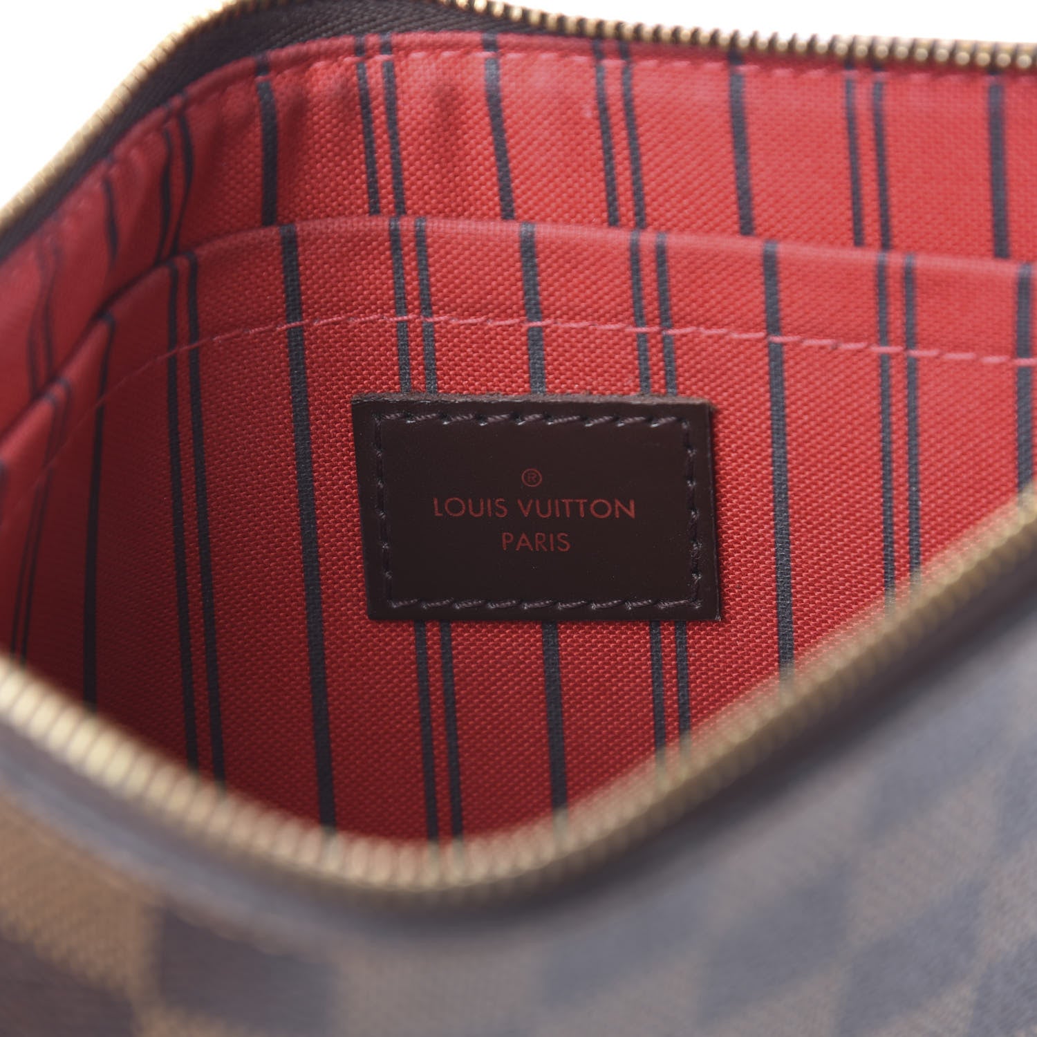 Louis Vuitton Damier Ebene Neverfull MM GM Pochette 5 of 7