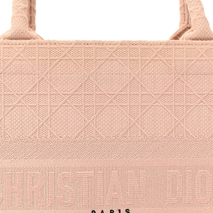 Christian Dior Canvas Embroidered Cannage Medium Book Tote Bois de Rose 8 of 15