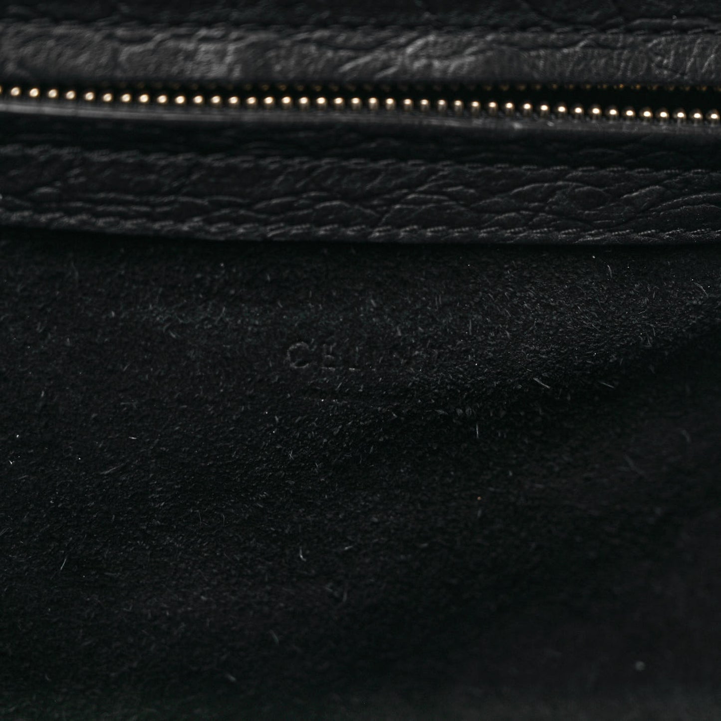 Calfskin Crocodile Embossed Medium Phantom Luggage Black