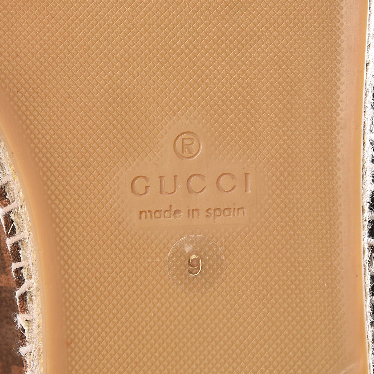 Suede Square G Mens Espadrilles 9 Sigaro