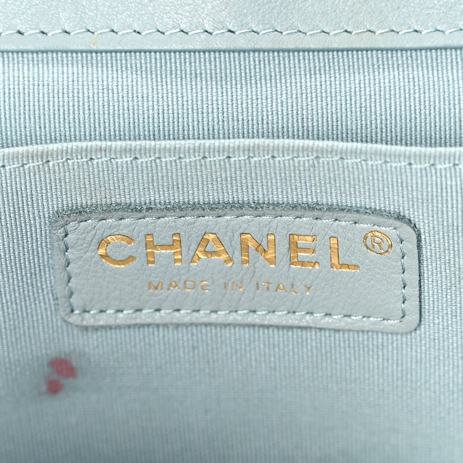 Chanel Lambskin Quilted Large Duma Drawstring Backpack Light Blue 6 of 13