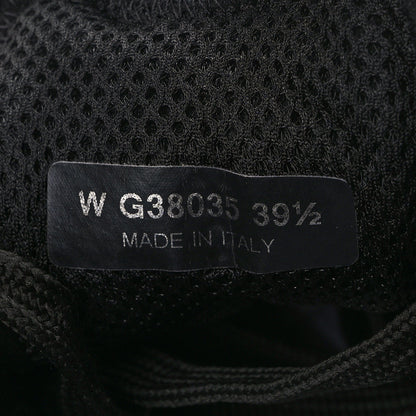 Chanel Nylon Suede Calfskin CC Sneakers 39.5 Black 8 of 9