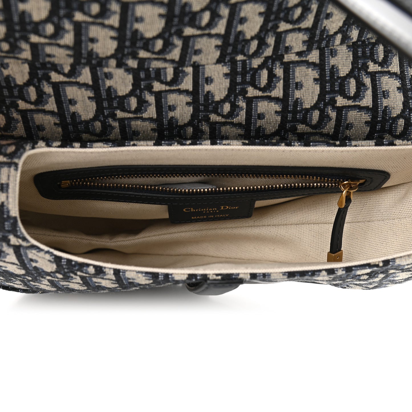 Oblique Saddle Bag Blue
