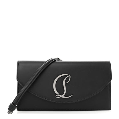 Christian Louboutin Calfskin Loubi54 Crossbody Clutch Black 1 of 11