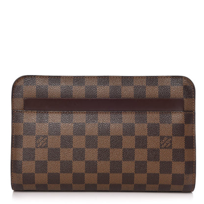 Louis Vuitton Damier Ebene Pochette Saint Louis Clutch 1 of 7