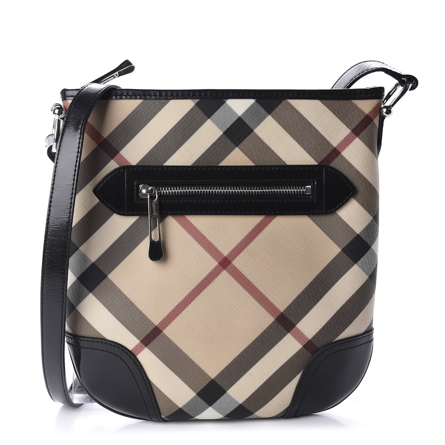 Burberry Supernova Check Small Dryden Crossbody Bag Black 1 of 11