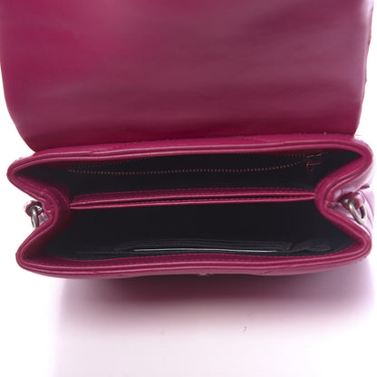 Saint Laurent Calfskin Y Quilted Monogram Toy Loulou Crossbody Bag Freesia 5 of 10