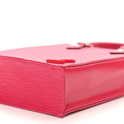 Louis Vuitton Epi Petit Sac Plat Rose Pondicherry 9 of 10