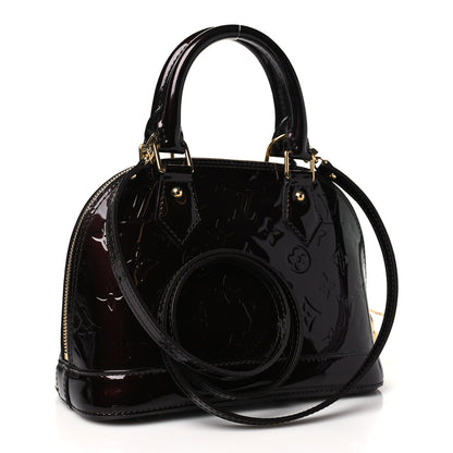 Louis Vuitton Vernis Alma BB Griotte 3 of 9