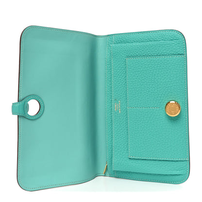 Hermes Togo Dogon Duo Wallet Lagon 5 of 6