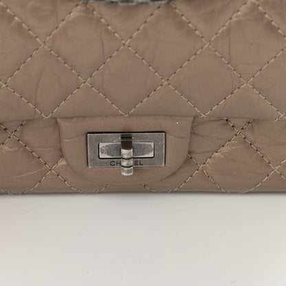 Chanel Aged Calfskin Quilted 2.55 Reissue 224 Flap Dark Gold 13 of 15