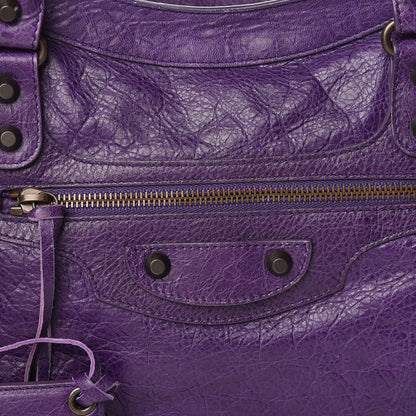 Balenciaga Agneau Classic Hardware City Dark Violet 10 of 14