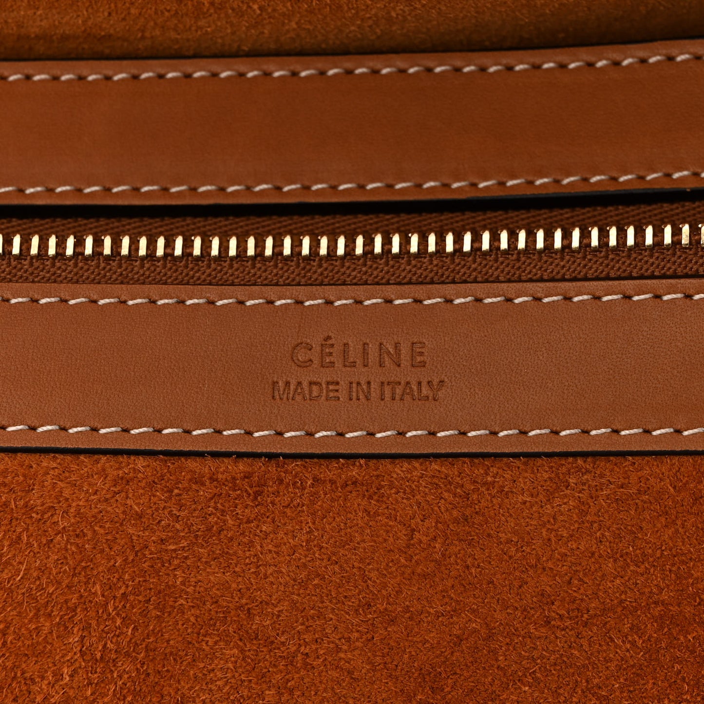 Smooth Calfskin Medium Belt Cabas Phantom Brown