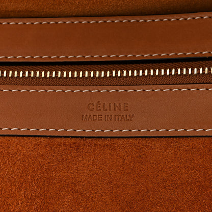 Celine Smooth Calfskin Medium Belt Cabas Phantom Brown 6 of 10