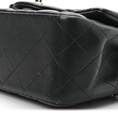 Chanel Lambskin Quilted Mini Square Flap Black 9 of 9