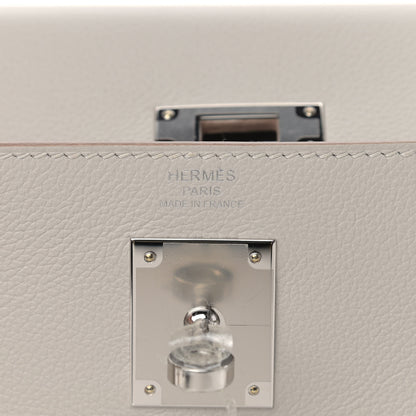 Hermes Evercolor Kelly Retourne 28 Gris Perle 6 of 11