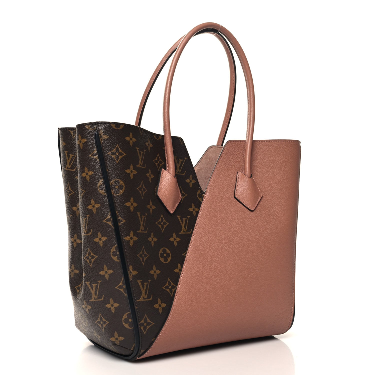 Louis Vuitton Calfskin Monogram Kimono Tote Bois de Rose 3 of 9