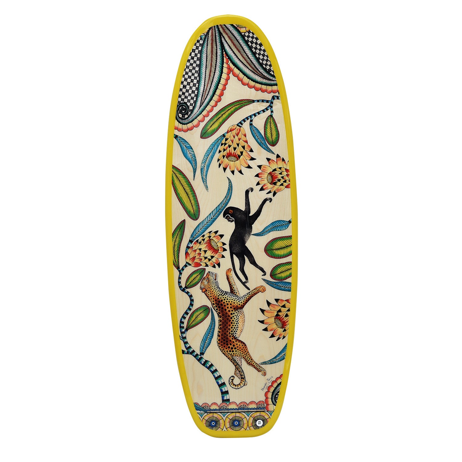 Hermes Resin Savana Dance Surfboard Yellow 1 of 19