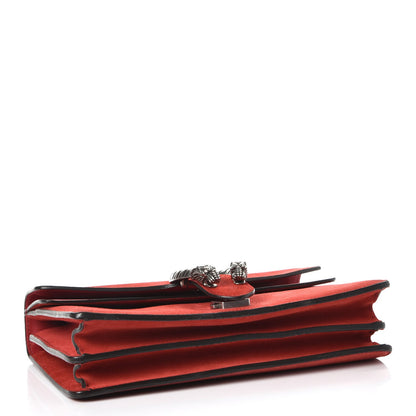 Gucci Suede Vitello Velvet Small Dionysus Shoulder Bag Vulcanic Red 5 of 11